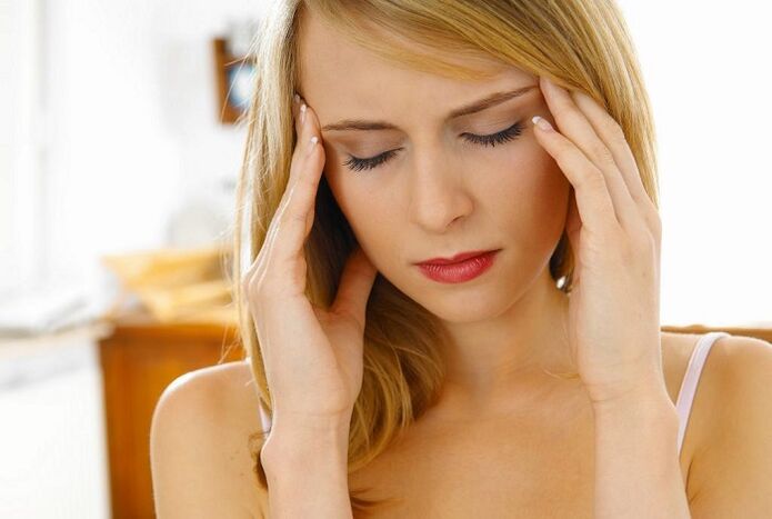 headache with cervical osteochondrosis
