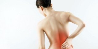 severe back pain in the lumbar region